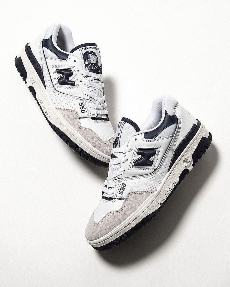 New Balance 550 Black and White